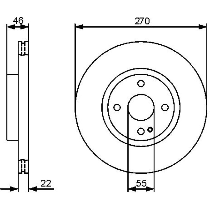 Bosch Bremsscheibe Vorderachse 0 986 479 472 Bosch Bremsscheibe Vorderachse 0 986 479 472