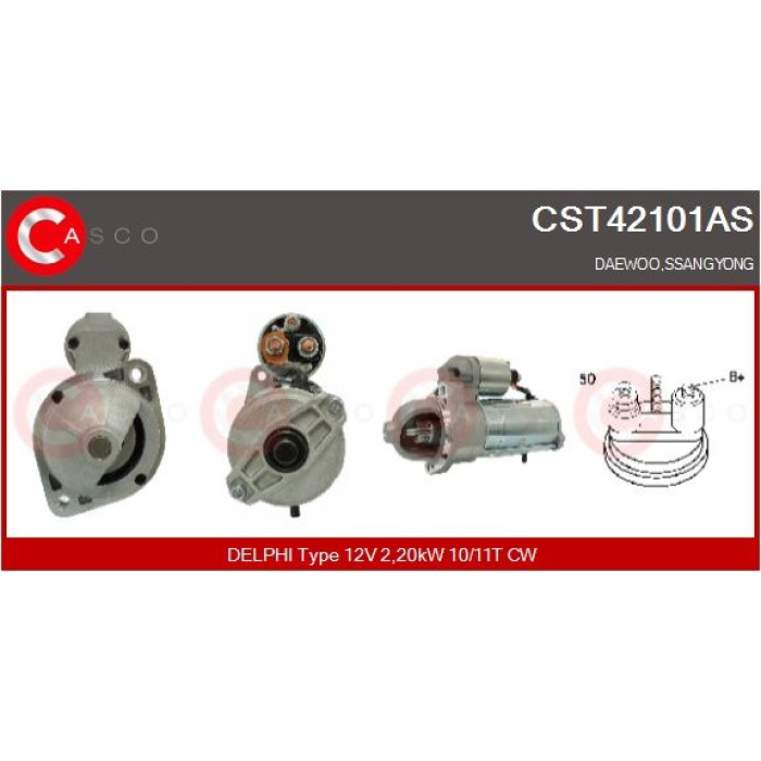 CASCO Anlasser CST42101AS CASCO Anlasser CST42101AS