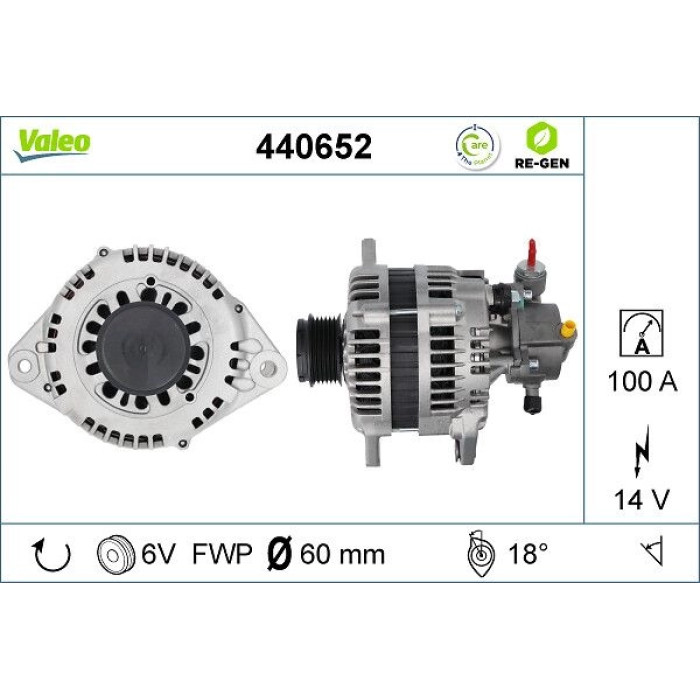 Valeo Lichtmaschine 440652 Valeo Lichtmaschine 440652