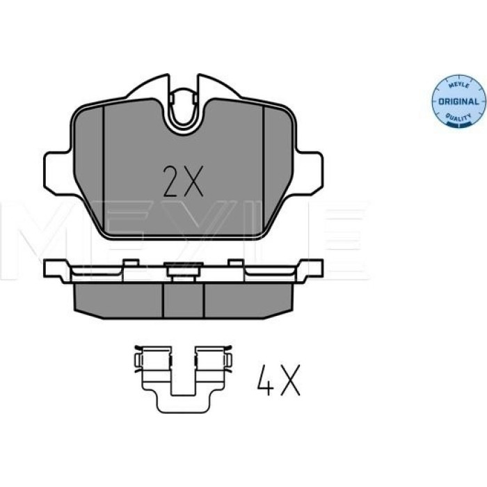 MEYLE Bremsbelagsatz BMW E87 252362316 MEYLE Bremsbelagsatz BMW E87 252362316