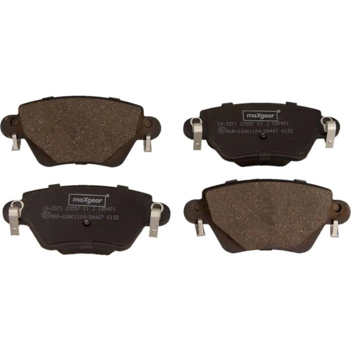 19-3371 MAXGEAR Bremsbelagsatz 19-3371 Renault Kangoo 1.5-1.9 dCi 4X4 01