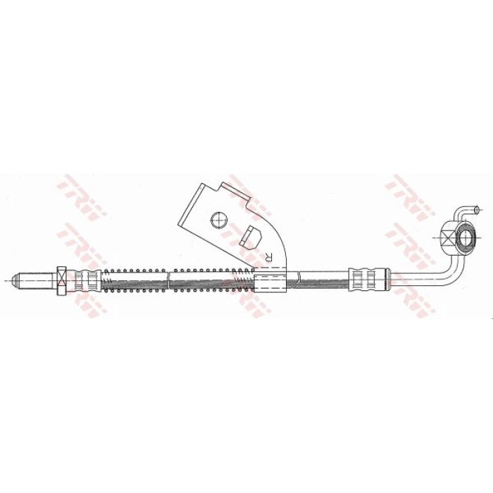 TRW Bremsschlauch PHD342 TRW Bremsschlauch PHD342