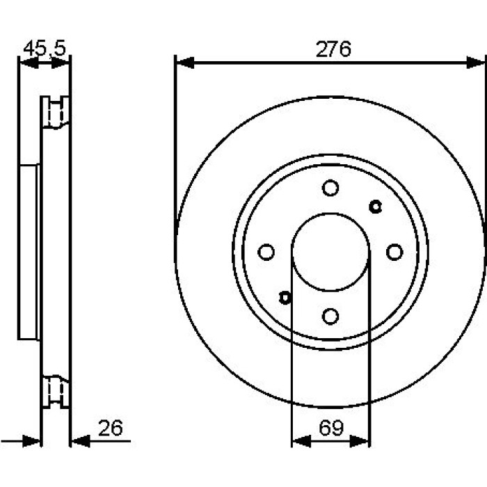Bosch Bremsscheibe Vorderachse 0 986 479 471 Bosch Bremsscheibe Vorderachse 0 986 479 471