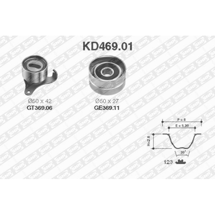 SNR Zahnriemensatz KD469.01 SNR Zahnriemensatz KD469.01