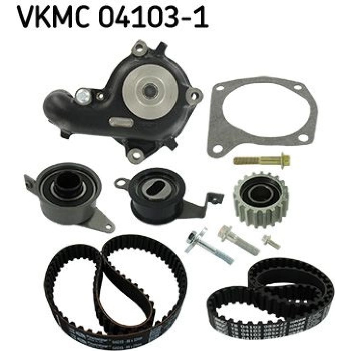 SKF Zahnriemensatz mit Wasserpumpe VKMC 04103-1