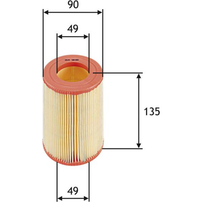 Valeo Luftfilter 585660 Valeo Luftfilter 585660