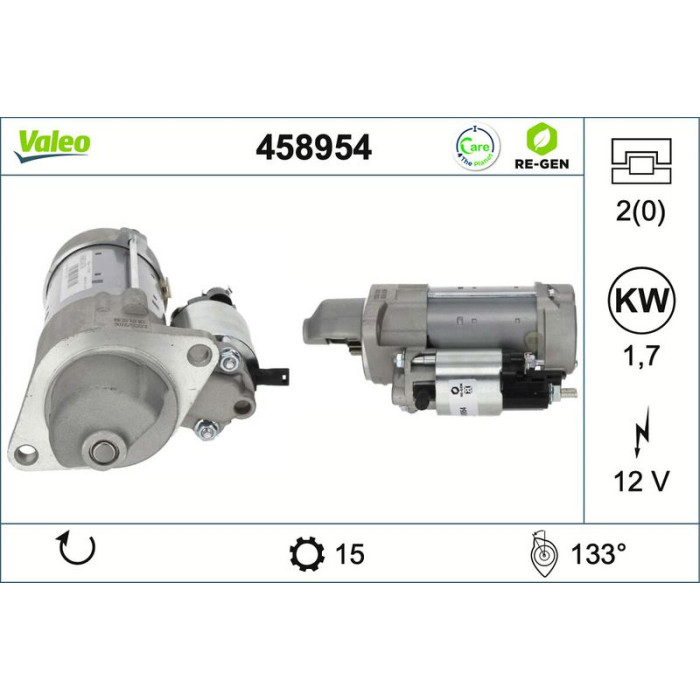 Valeo Anlasser 458954 Valeo Anlasser 458954