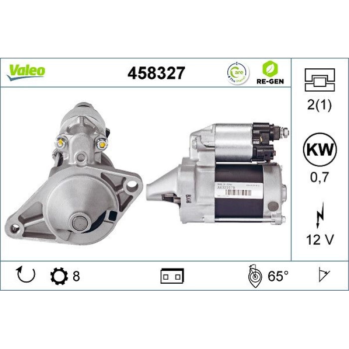 Valeo Anlasser 458327 Valeo Anlasser 458327
