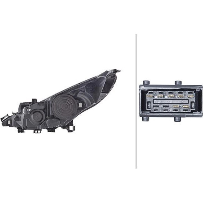 1EF 354 533-021 SCHEINWERFER R H7/H1 HELLA