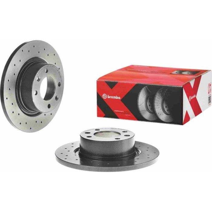 Brembo Bremsscheibe Hinterachse Xtra 08.8727.1X Brembo Bremsscheibe Hinterachse Xtra 08.8727.1X