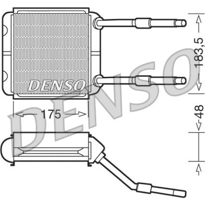 Denso Wärmetauscher DRR20001