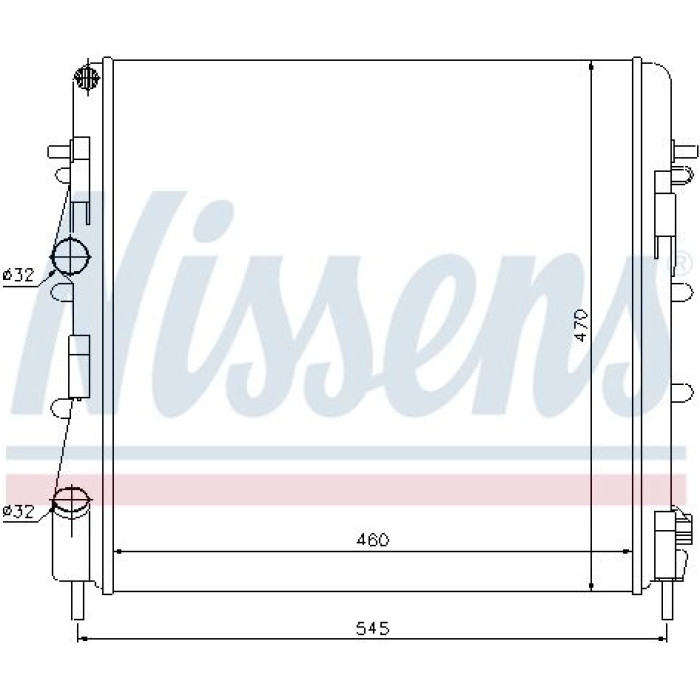 Nissens Wasserkühler PKW 63763
