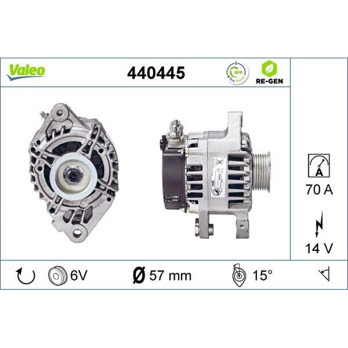Valeo Lichtmaschine 440445 Valeo Lichtmaschine 440445