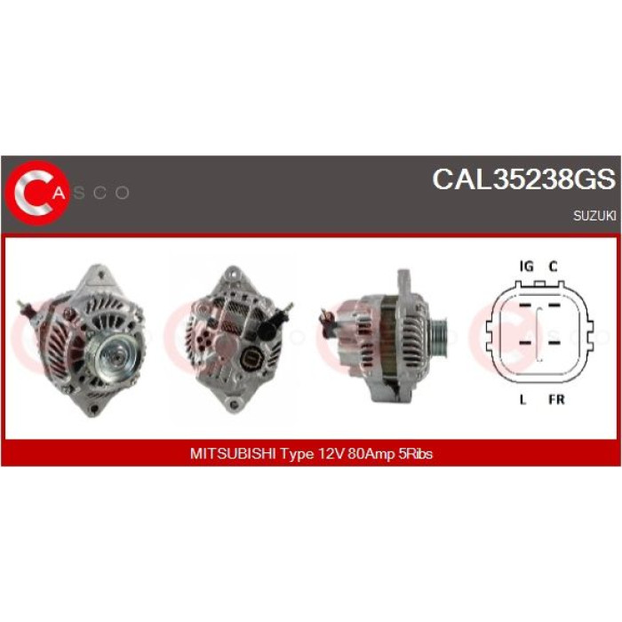 CASCO Generator CAL35238GS CASCO Generator CAL35238GS