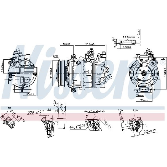890754 Nissens Klimakompressor PKW 890754 890754 Nissens Klimakompressor PKW 890754