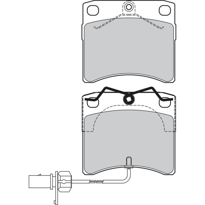 Valeo Bremsbelagsatz 598807 Valeo Bremsbelagsatz 598807