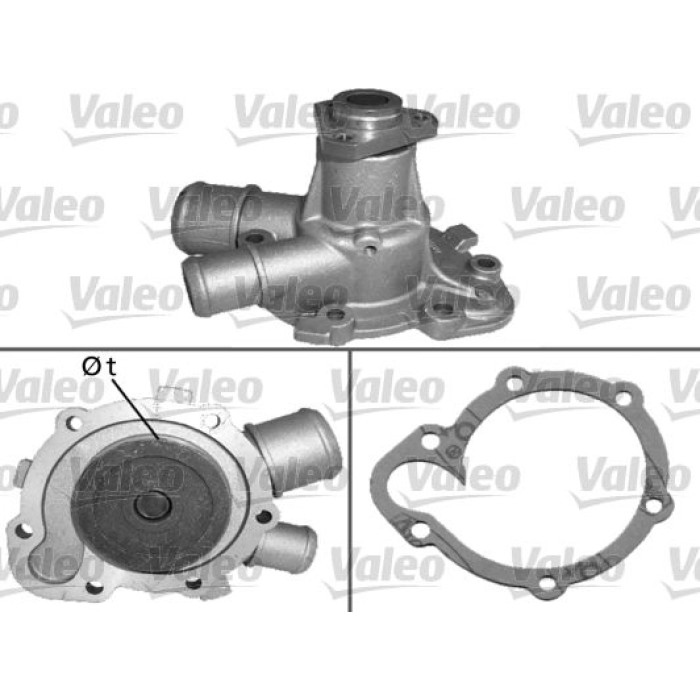 Valeo Wasserpumpe / Kühlmittelpumpe 506286 Valeo Wasserpumpe / Kühlmittelpumpe 506286