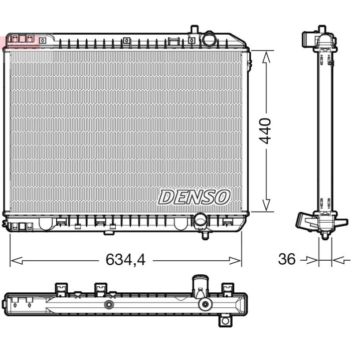 Denso Motorkühler DRM43008 Denso Motorkühler DRM43008