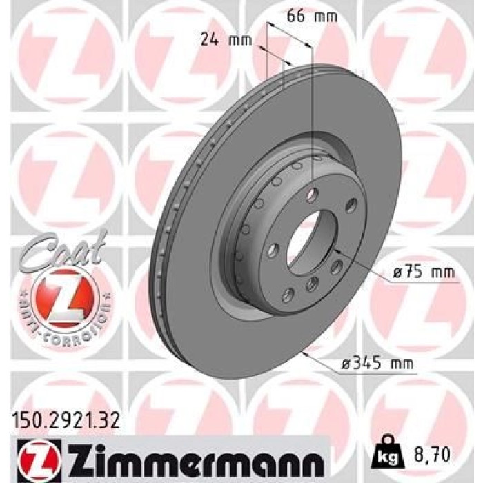 Zimmermann Bremsscheibe 150.2921.32