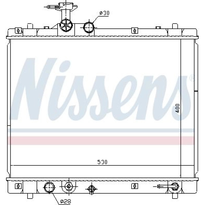 Nissens Wasserkühler PKW 69402 Nissens Wasserkühler PKW 69402