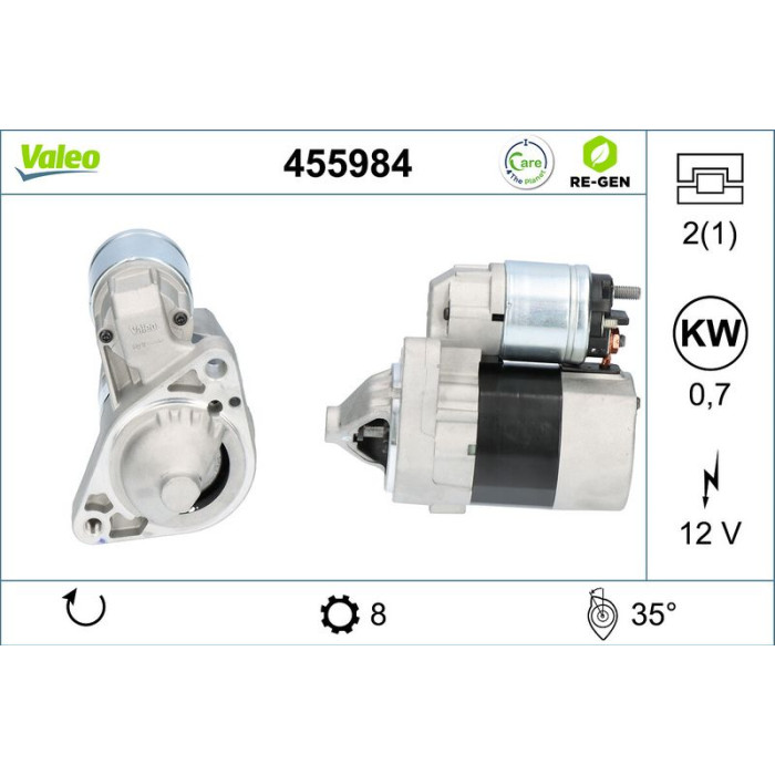 Valeo Anlasser 455984 Valeo Anlasser 455984