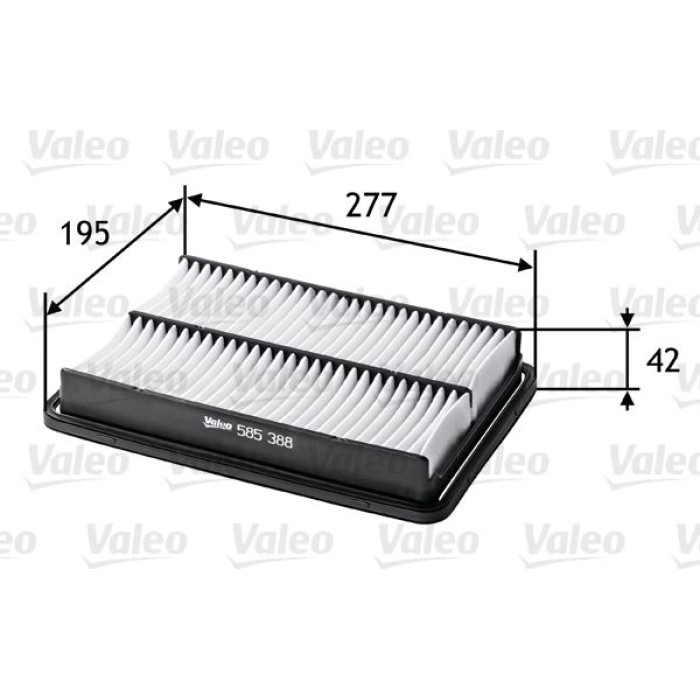 Valeo Luftfilter 585388 Valeo Luftfilter 585388
