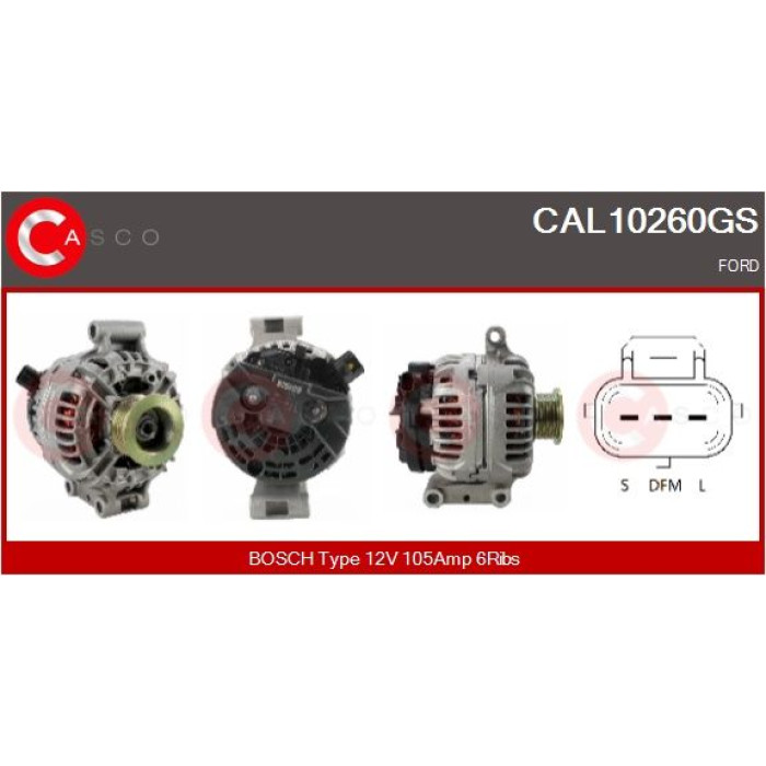 CASCO Generator CAL10260GS CASCO Generator CAL10260GS