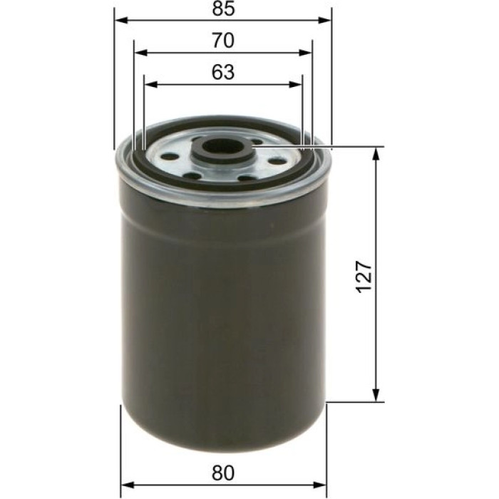 Bosch Kraftstofffilter 1457434154 Bosch Kraftstofffilter 1457434154