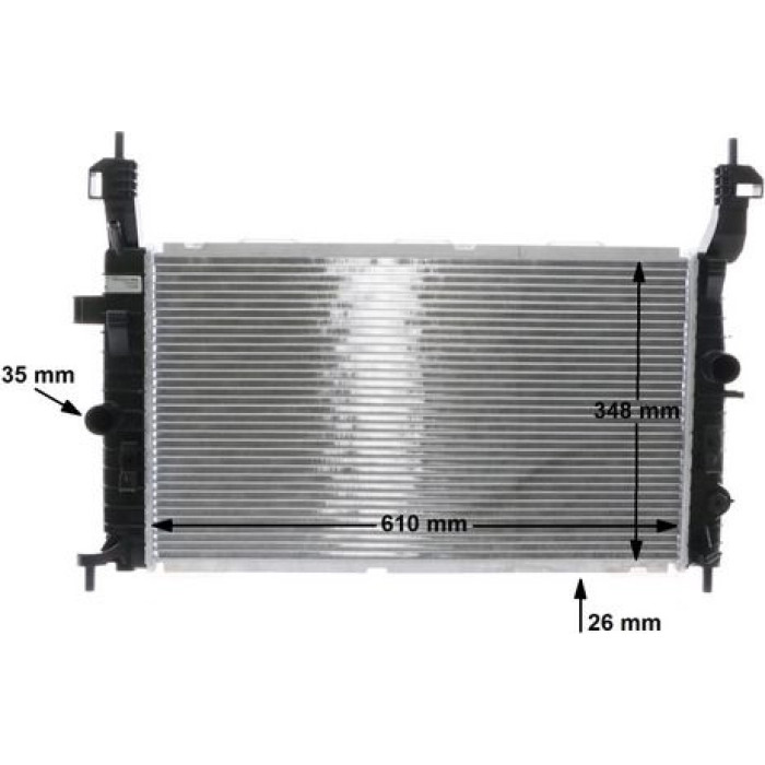 MAHLE Kühler, Motorkühlung CR 1498 000S MAHLE Kühler, Motorkühlung CR 1498 000S
