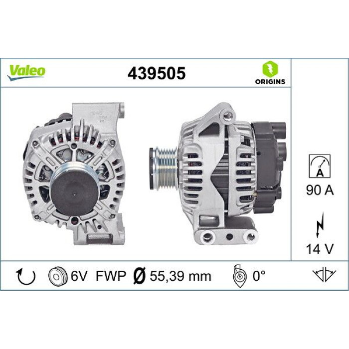 Valeo Lichtmaschine 439505 Valeo Lichtmaschine 439505
