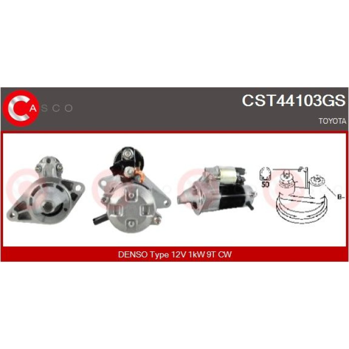 CASCO Anlasser CST44103GS CASCO Anlasser CST44103GS
