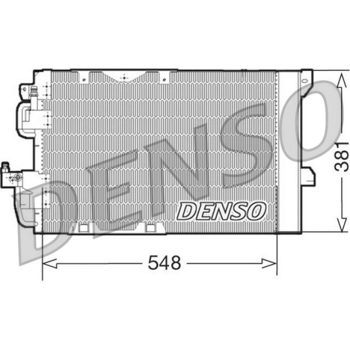 Denso Klimakondensator DCN20005 Denso Klimakondensator DCN20005