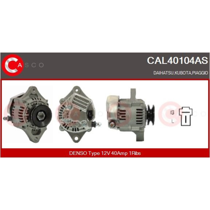 CASCO Generator CAL40104AS