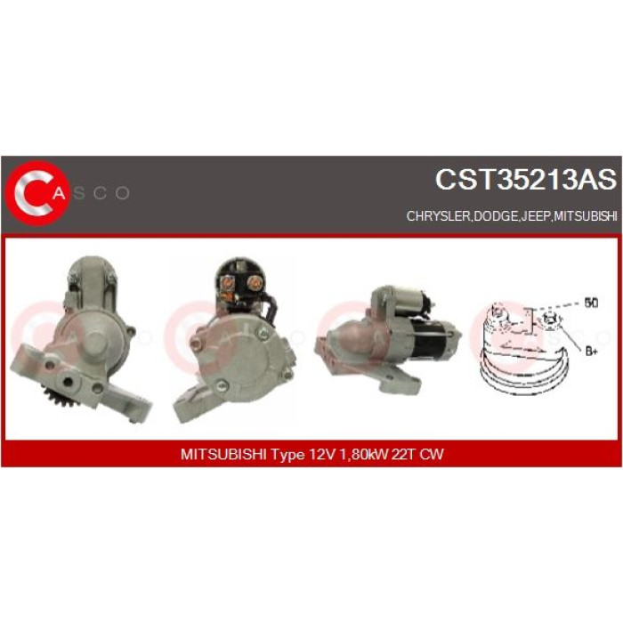 CASCO Anlasser CST35213AS CASCO Anlasser CST35213AS