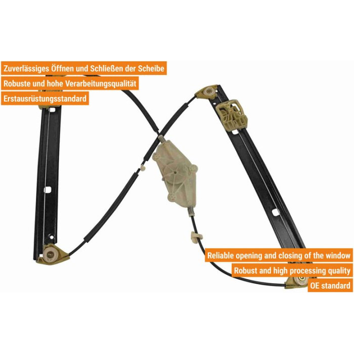 VAICO V10-2234 Fensterheber vorne rechts, elektrisch, ohne Motor VAICO V10-2234 Fensterheber vorne rechts, elektrisch, ohne Motor