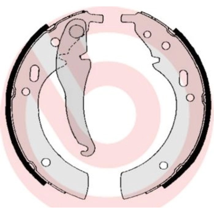 Bremsbackensatz HA S 06 501 Bremsbackensatz HA S 06 501