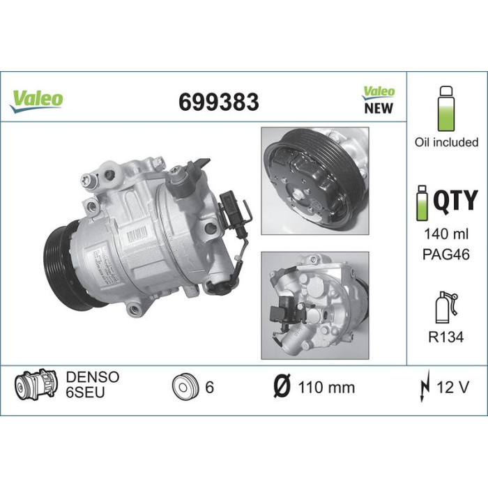 Valeo Kompressor 699383 Valeo Kompressor 699383