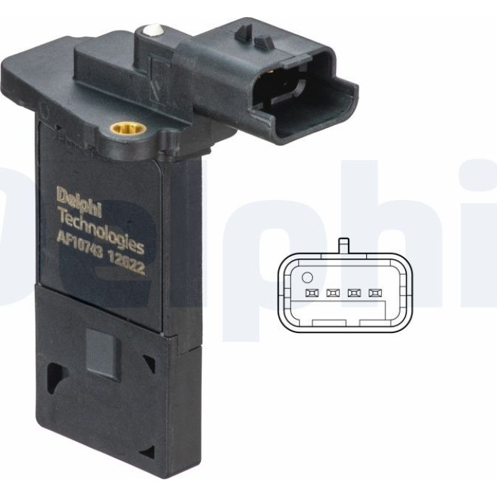 Delphi Luftmassenmesser AF10743-12B1 Delphi Luftmassenmesser AF10743-12B1