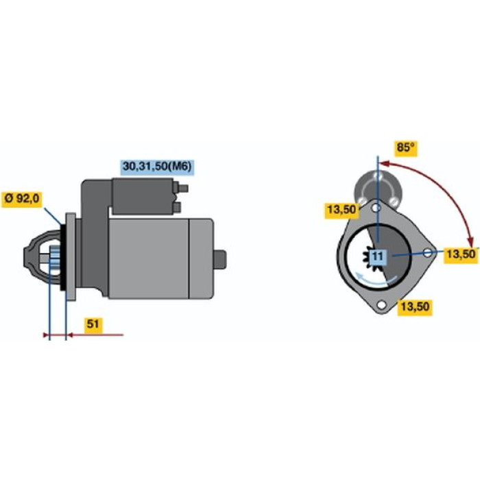 Bosch Starter 0 986 017 320 Bosch Starter 0 986 017 320
