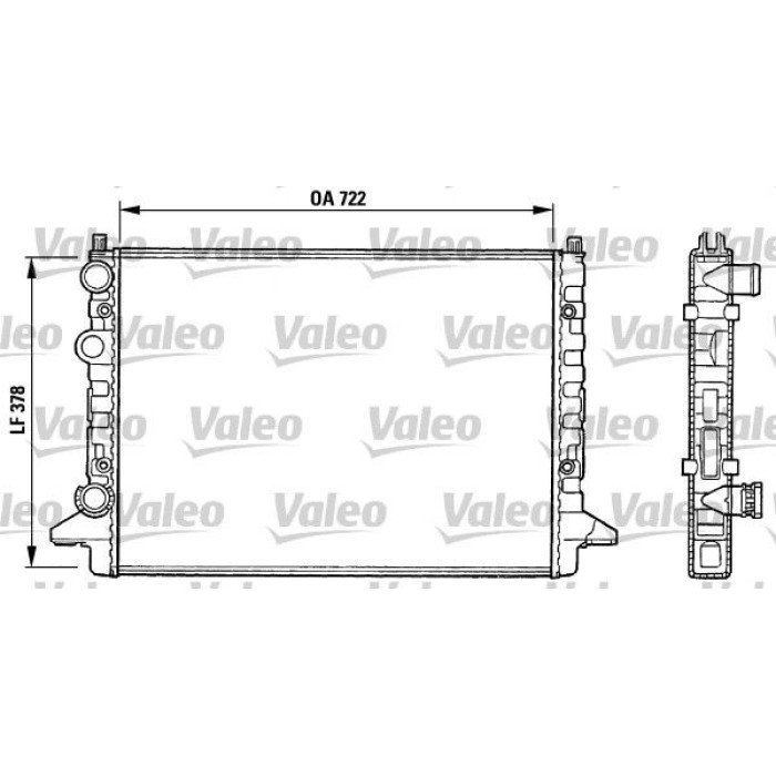 Valeo Motorkühler 731008