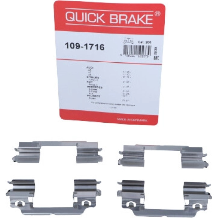 Quick Brake Montagesatz für Bremsbeläge 109-1716 Quick Brake Montagesatz für Bremsbeläge 109-1716