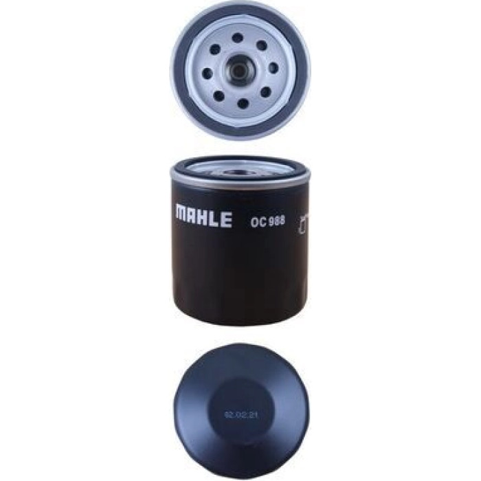 OC 988 MAHLE Ölfilter OC 988, Anschraubfilter, Höhe 86,5 mm – u. a. für VW Taro, Škoda Favorit Forman (785), Toyota Hiace IV Bus (__H1_, __H2_) – OE Nummer 5020700025 - l OC 988 MAHLE Ölfilter OC 988, Anschraubfilter, Höhe 86,5 mm – u. a. für VW Taro, Škoda Favorit Forman (785), Toyota Hiace IV Bus (__H1_, __H2_) – OE Nummer 5020700025 - l