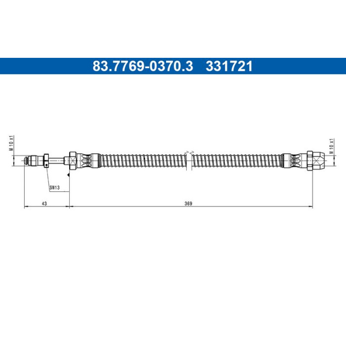 ATE Bremsschlauch 83.7769-0370.3