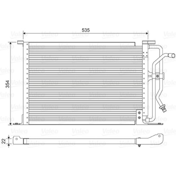 Valeo Klimakondensator 822627
