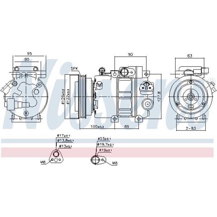 Nissens Klimakompressor PKW 89292 Nissens Klimakompressor PKW 89292