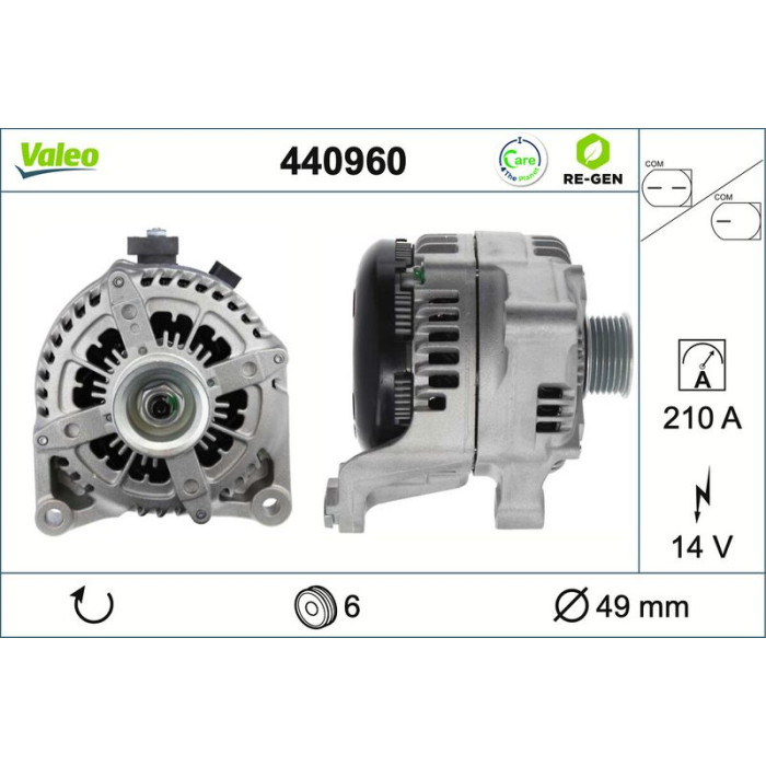 Valeo Lichtmaschine 440960 Valeo Lichtmaschine 440960