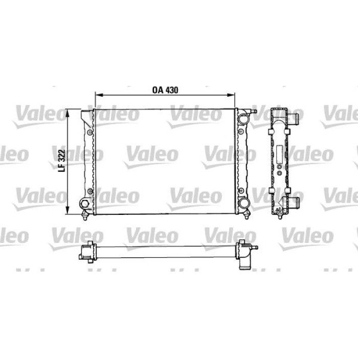 Valeo Motorkühler 883820