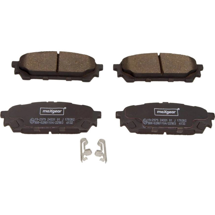 MAXGEAR Bremsbelagsatz 19-2979 Subaru Impreza 00 MAXGEAR Bremsbelagsatz 19-2979 Subaru Impreza 00