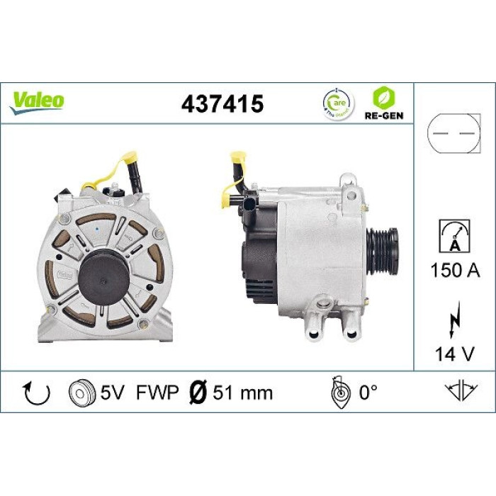 Valeo Lichtmaschine 437415 Valeo Lichtmaschine 437415