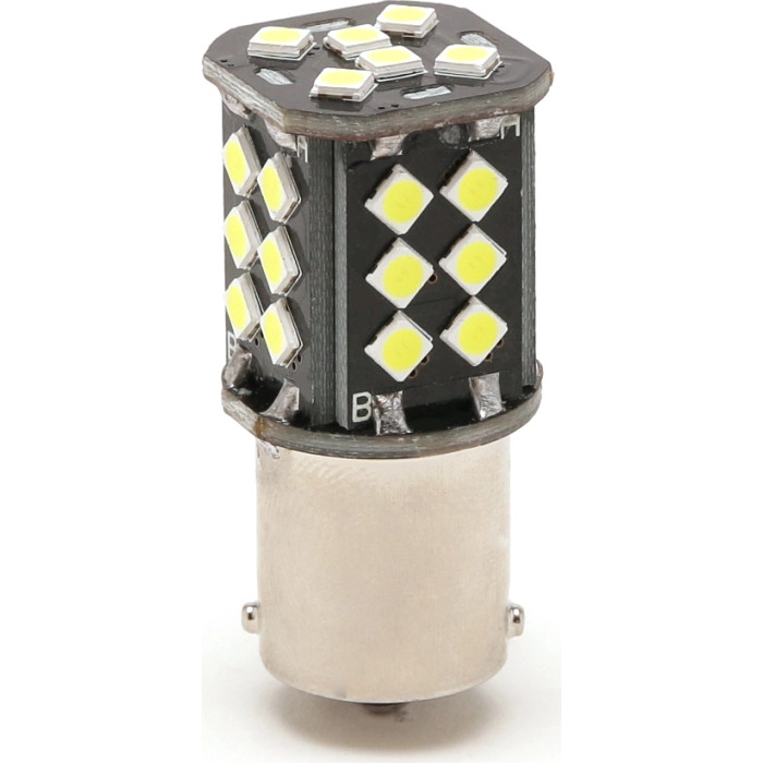 LED Lampe Birne Metalsockel R5W Ba15s 30x 2835 SMD Weiß LED Lampe Birne Metalsockel R5W Ba15s 30x 2835 SMD Weiß
